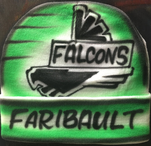 Faribault Falcons Airbrushed Hat