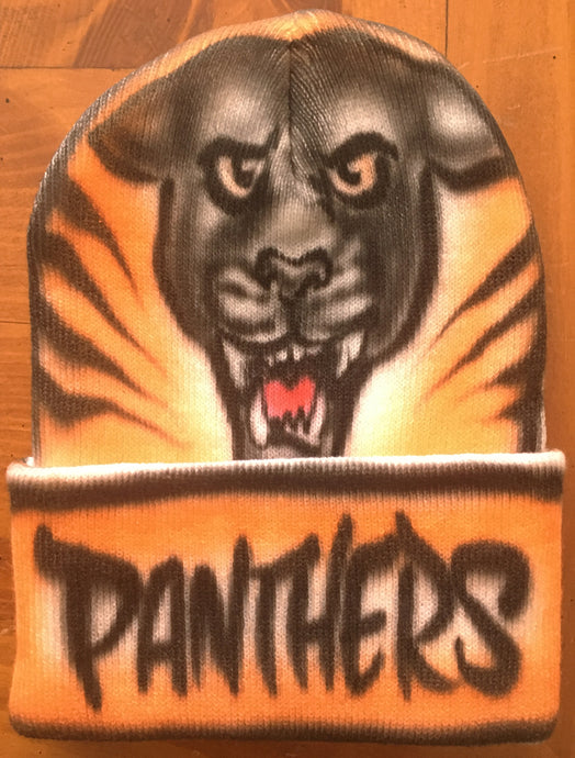 Panthers Airbrushed Hat